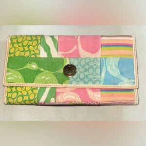 🖤COACH FACTORY 2008 PATCHWORK WALLET🖤